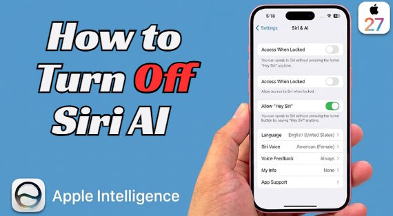 How to Turn Off Siri AI on iOS 27 and Fix Siri Issues
