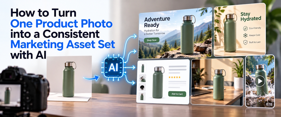 How to Turn One Product Photo into a Consistent Marketing Asset Set with AI