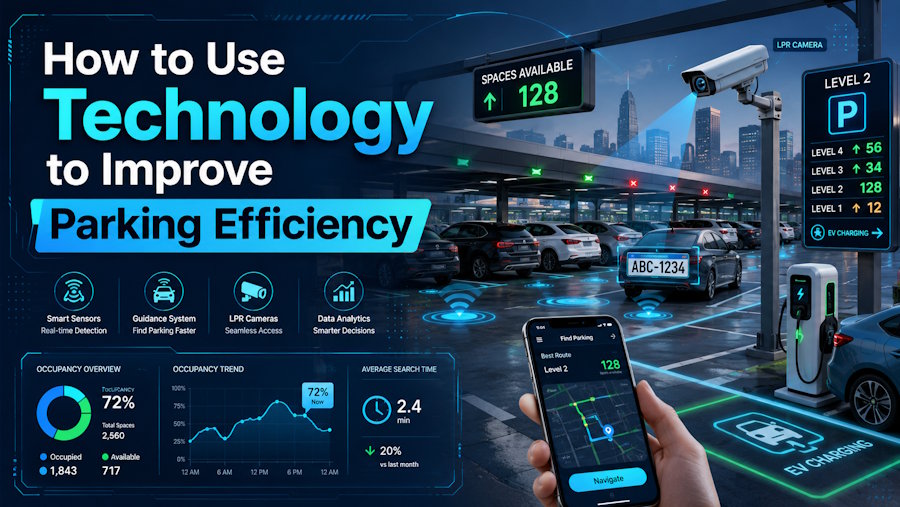 How to Use Technology to Improve Parking Efficiency