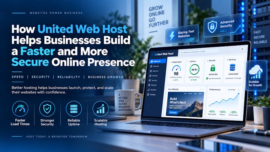 How United Web Host Helps Businesses Build a Faster and More Secure Online Presence
