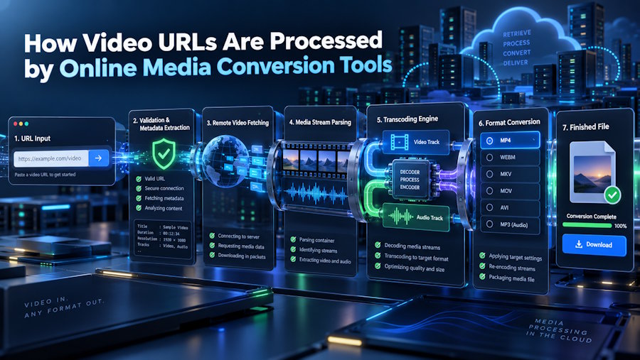 How Video URLs Are Processed by Online Media Conversion Tools
