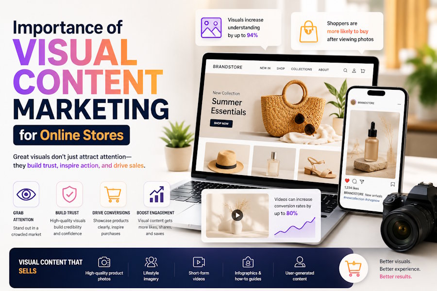 Importance of Visual Content Marketing for Online Stores