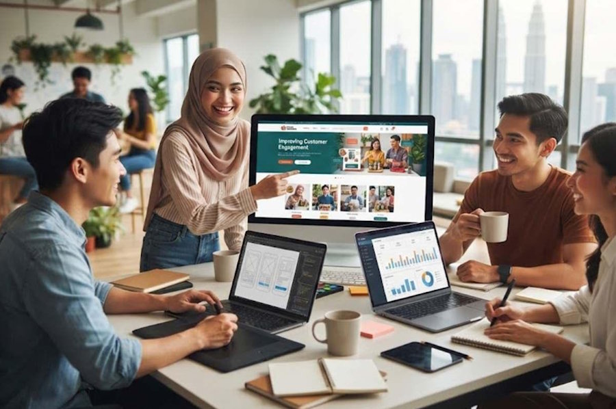 Improving Customer Engagement with Web Design Malaysia