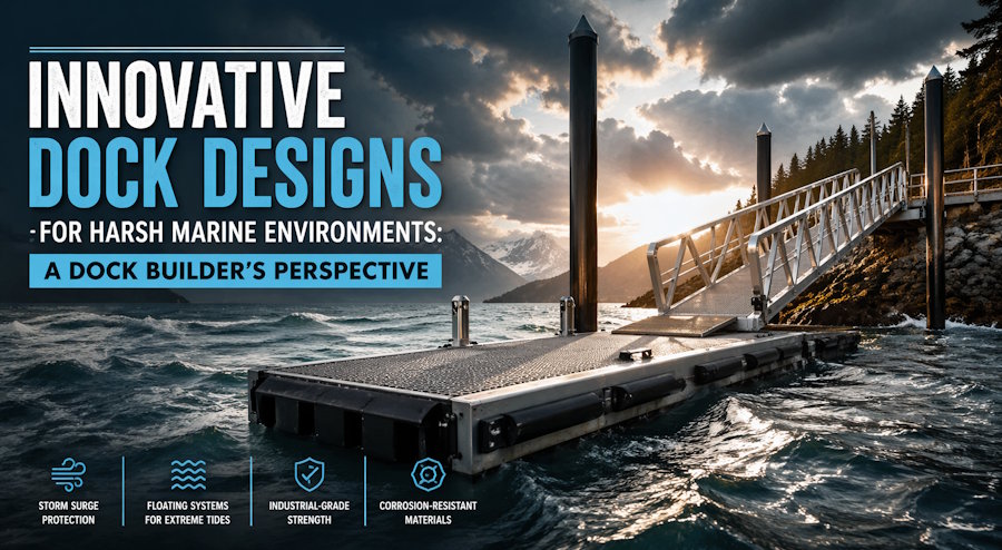 Innovative Dock Designs for Harsh Marine Environments: A Dock Builder's Perspective