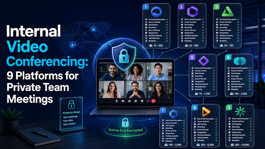 Internal Video Conferencing: 9 Platforms for Private Team Meetings