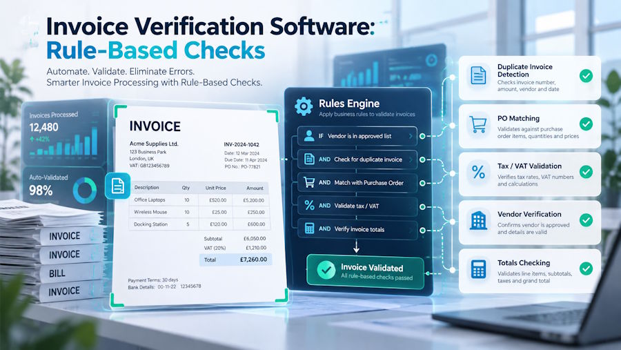 Invoice Verification Software: Rule-Based Checks