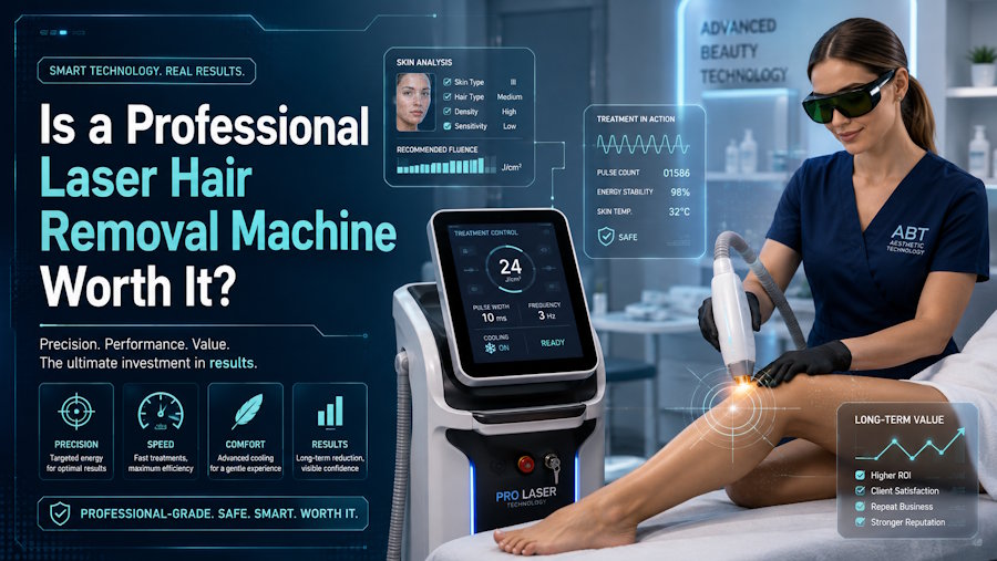 Is a Professional Laser Hair Removal Machine Worth It?