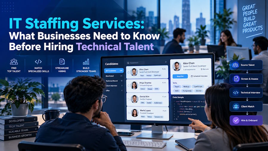 IT Staffing Services: What Businesses Need to Know Before Hiring Technical Talent