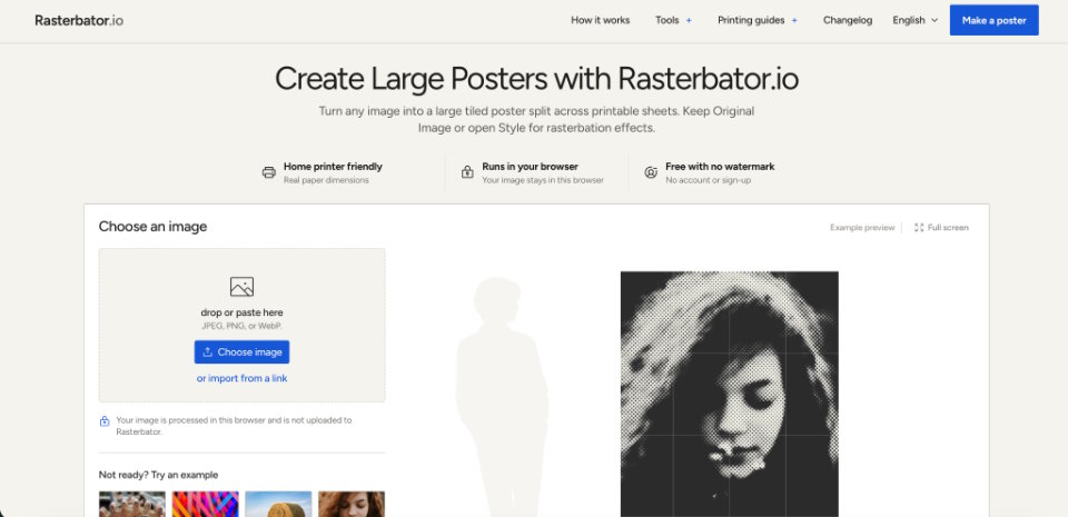 Keep Poster Scale Intact With Rasterbator PDFs
