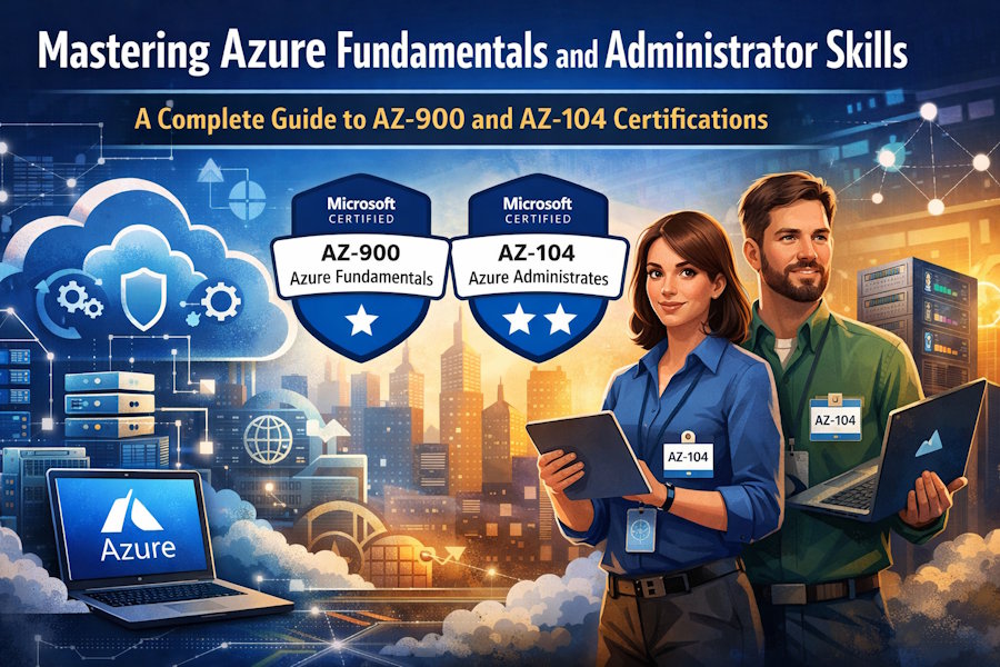 Mastering Azure Fundamentals and Administrator Skills: A Complete Guide to AZ-900 and AZ-104 Certifications