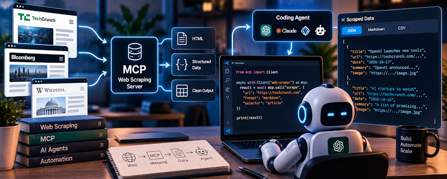 MCP Web Scraping for Coding Agents: A Setup Guide