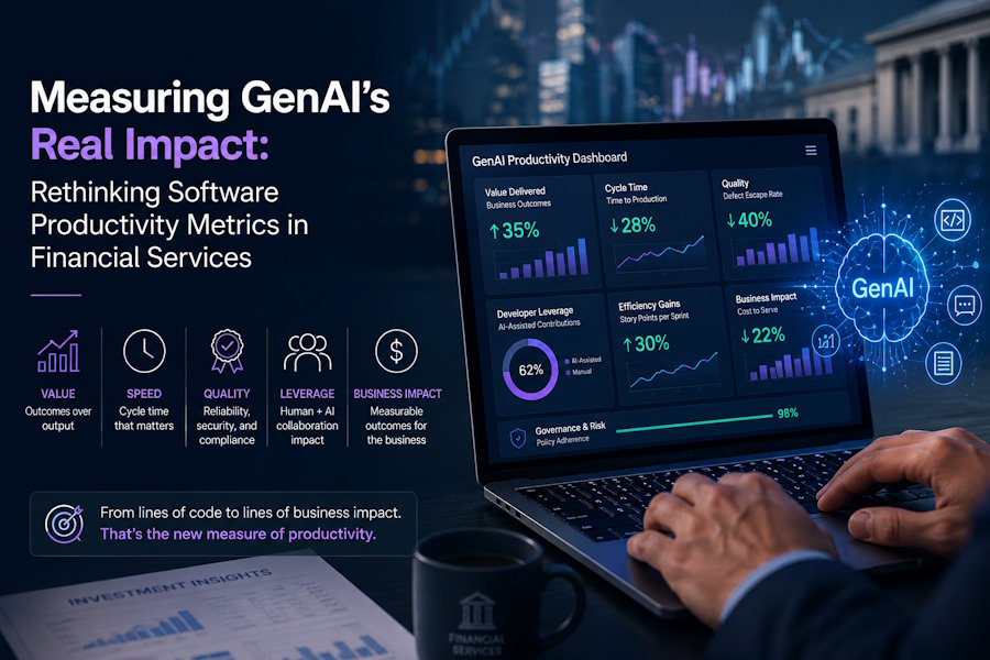 Measuring GenAI’s Real Impact: Rethinking Software Productivity Metrics in Financial Services