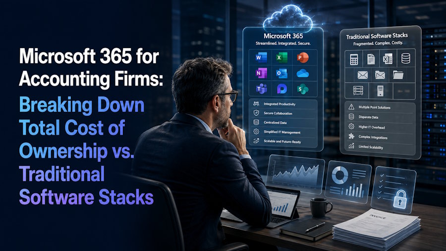 Microsoft 365 for Accounting Firms: Total Cost of Ownership vs. Traditional Software