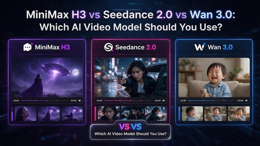 MiniMax H3 vs Seedance 2.0 vs Wan 3.0: Which AI Video Model Should You Use?