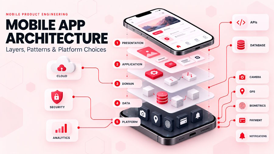 Mobile App Architecture Explained: Layers, Patterns, and How to Choose