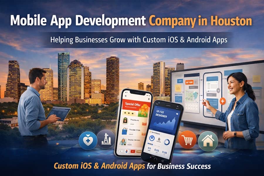 Mobile App Development Company in Houston Helping Businesses Grow with Custom iOS & Android Apps