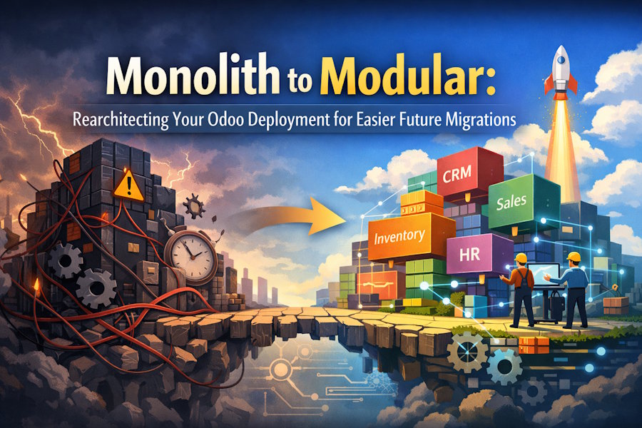 Monolith to Modular: Rearchitecting Your Odoo Deployment for Easier Future Migrations