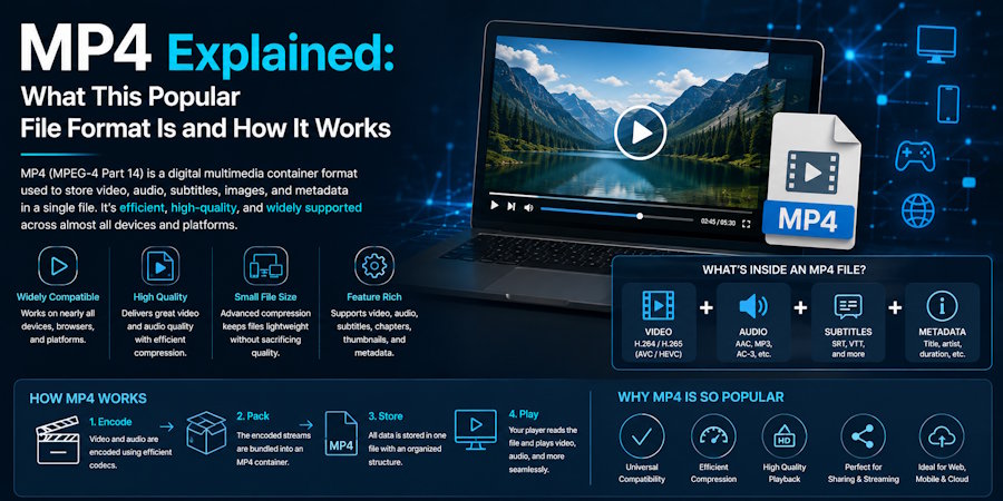 MP4 Explained: What This Popular File Format Is and How It Works
