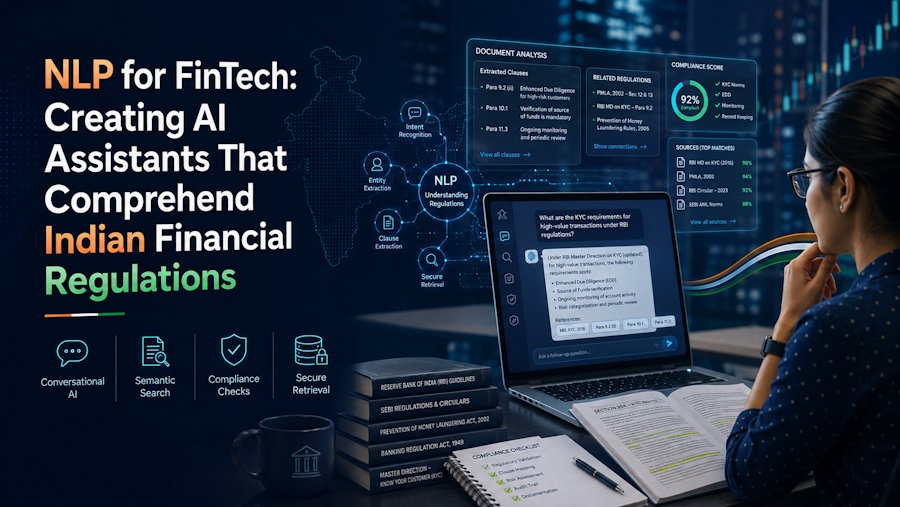 NLP for FinTech: Creating AI Assistants That Comprehend Indian Financial Regulations
