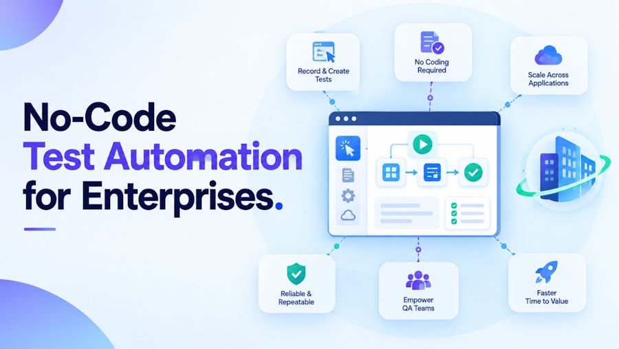No-Code Test Automation for Enterprises: Bridging Web, Mobile, and SAP