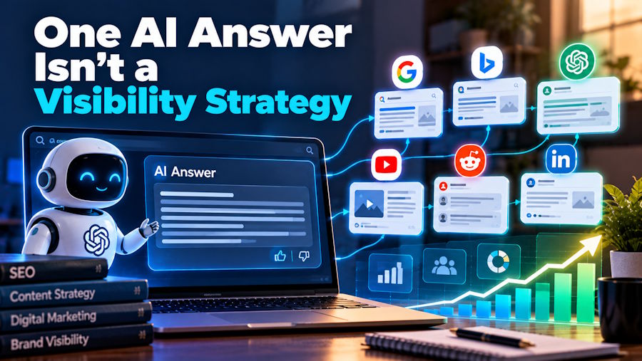 One AI Answer Isn’t a Visibility Strategy