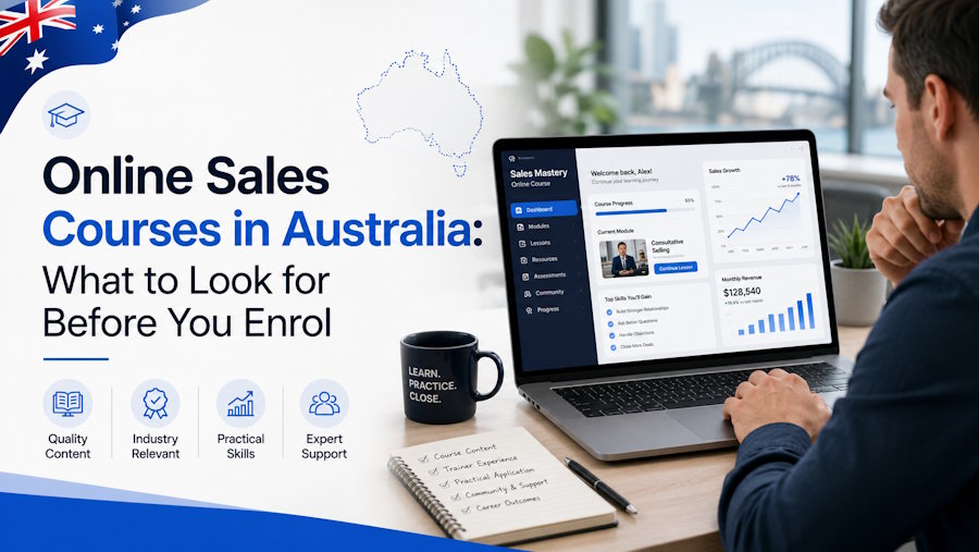 Online Sales Courses in Australia: What to Look for Before You Enrol