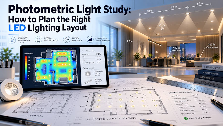 Photometric Light Study: How to Plan the Right LED Lighting Layout