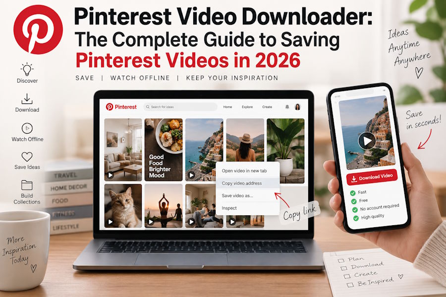 Pinterest Video Downloader: The Complete Guide to Saving Pinterest Videos in 2026