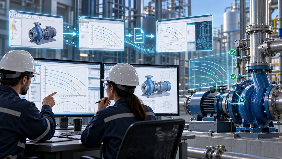 Preventing Errors in Engineering Software Handoffs with Pump Curves