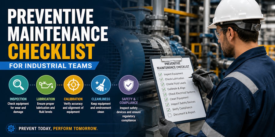Preventive Maintenance Checklist for Industrial Teams