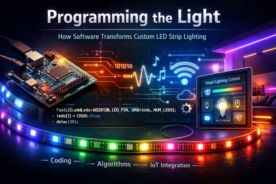 Programming the Light: How Software Transforms Custom LED Strip Lighting