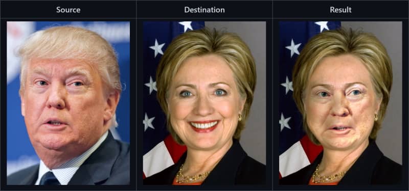 How to swap the faces between two pictures using FaceSwap with Python 3 in Ubuntu 18.04