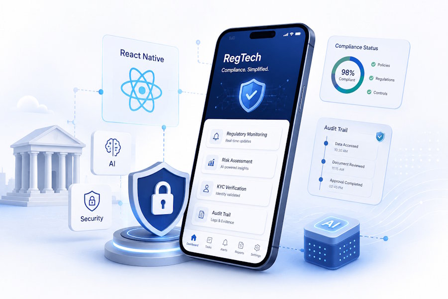 React Native for RegTech: Building Secure AI-Powered Compliance Applications