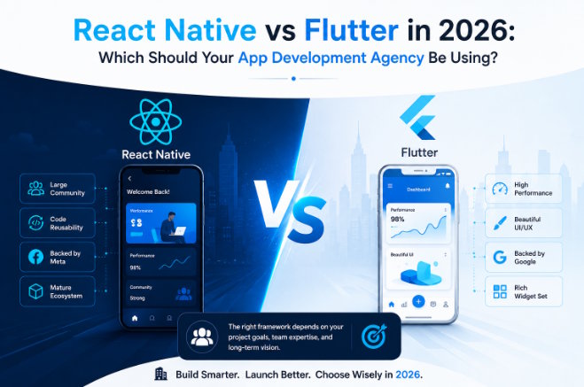 React Native vs Flutter in 2026: Which Should Your App Development Agency Use?