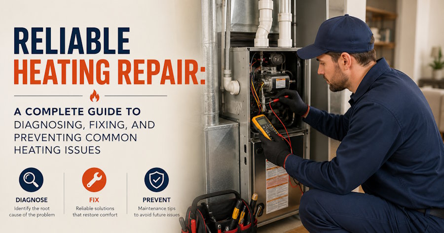 Reliable Heating Repair: A Complete Guide to Diagnosing, Fixing, and Preventing Common Heating Issues