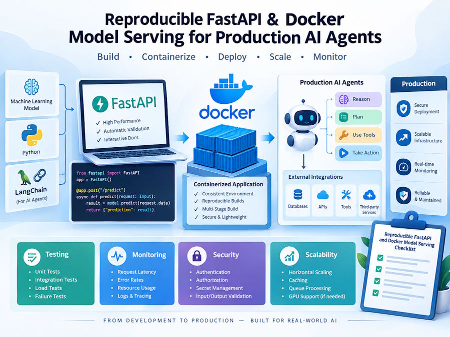 Reproducible FastAPI & Docker Model Serving for Production AI Agents