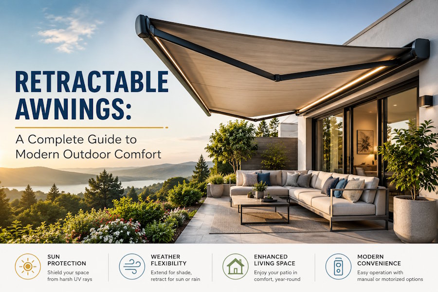 Retractable Awnings: A Complete Guide to Modern Outdoor Comfort