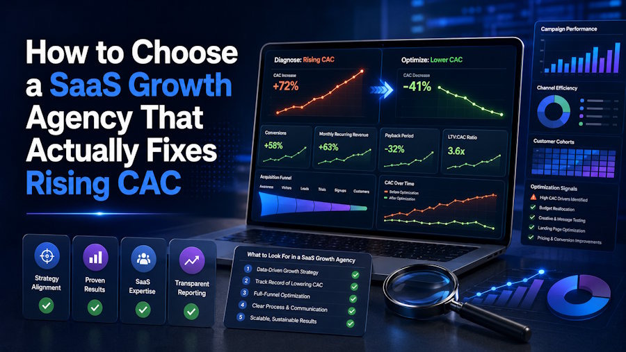 How to Choose a SaaS Growth Agency That Actually Fixes Rising CAC