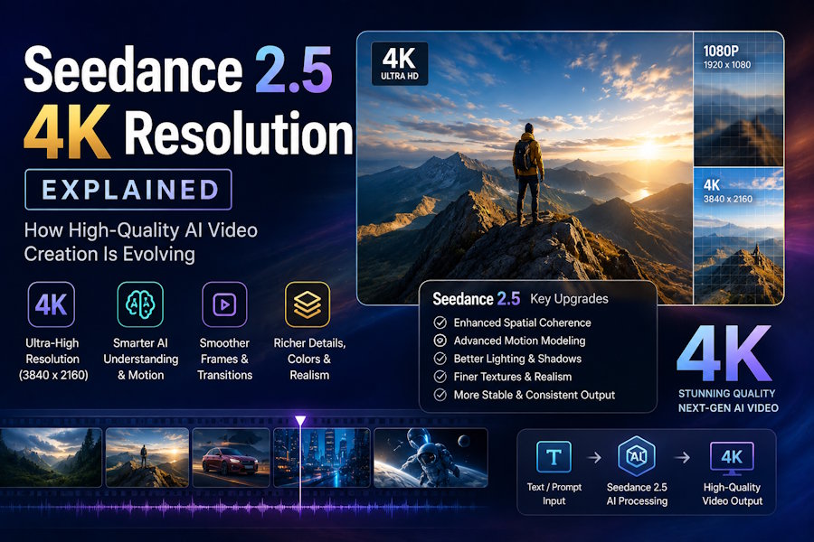 Seedance 2.5 4K Resolution Explained: How High-Quality AI Video Creation Is Evolving