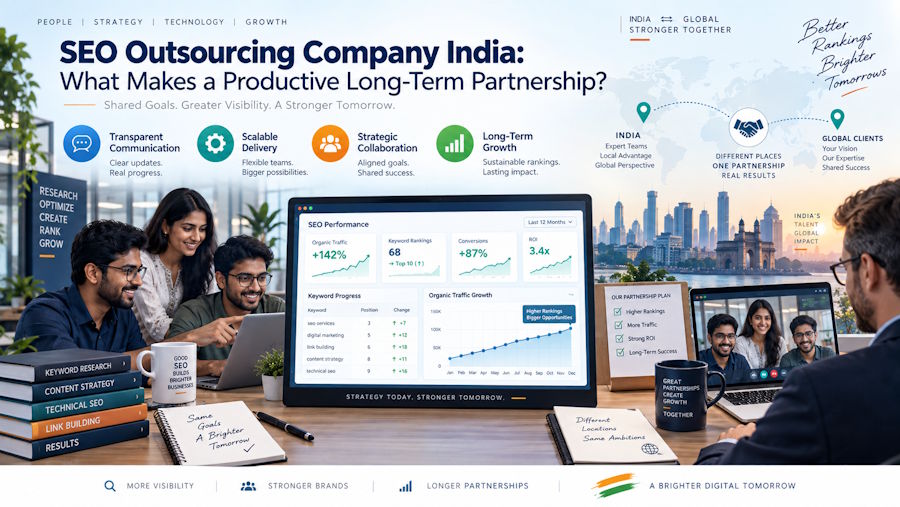 SEO Outsourcing Company India: What Makes a Productive Long-Term Partnership?
