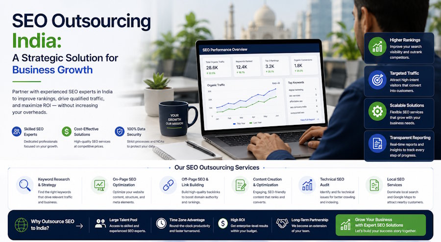 SEO Outsourcing India: A Strategic Solution for Business Growth