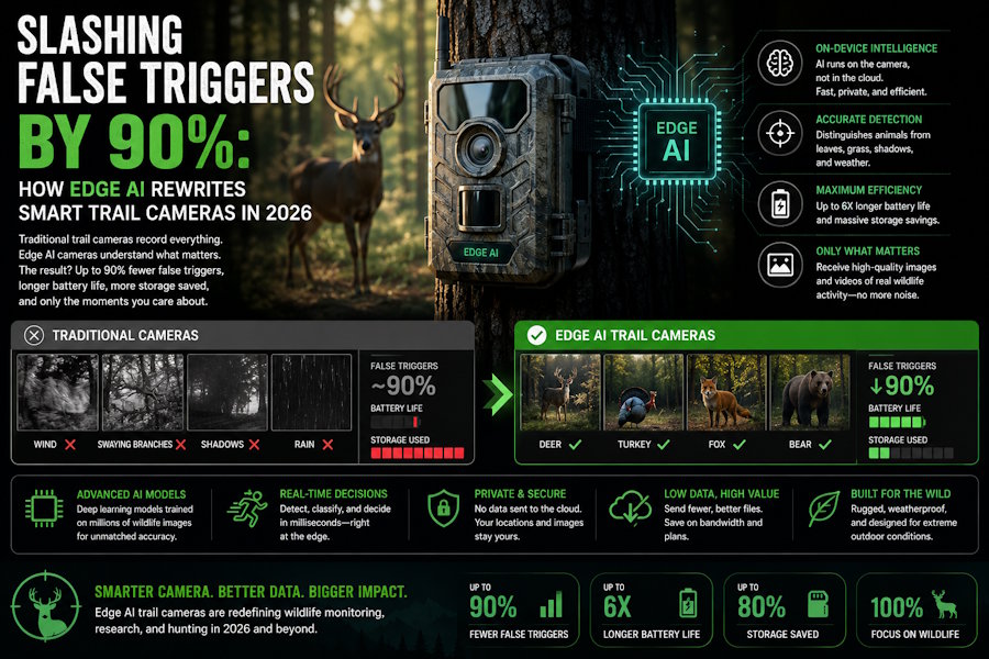 Slashing False Triggers by 90%: How Edge AI Rewrites Smart Trail Cameras in 2026