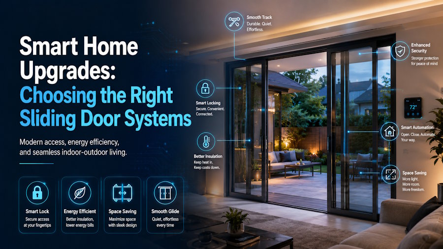 Smart Home Upgrades: Choosing the Right Sliding Door Systems