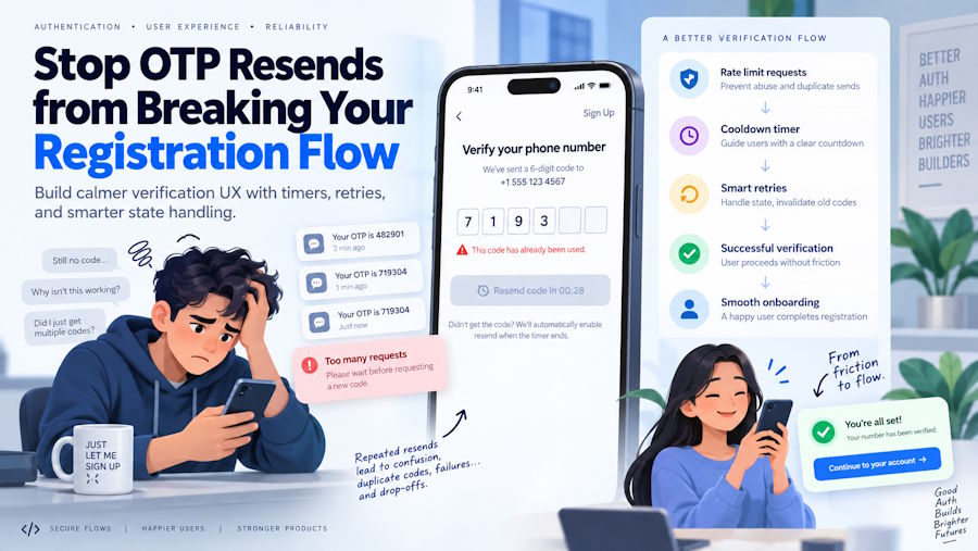 Stop OTP Resends from Breaking Your Registration Flow
