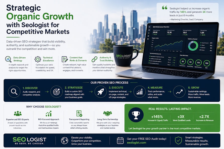 Strategic Organic Growth with Seologist for Competitive Markets