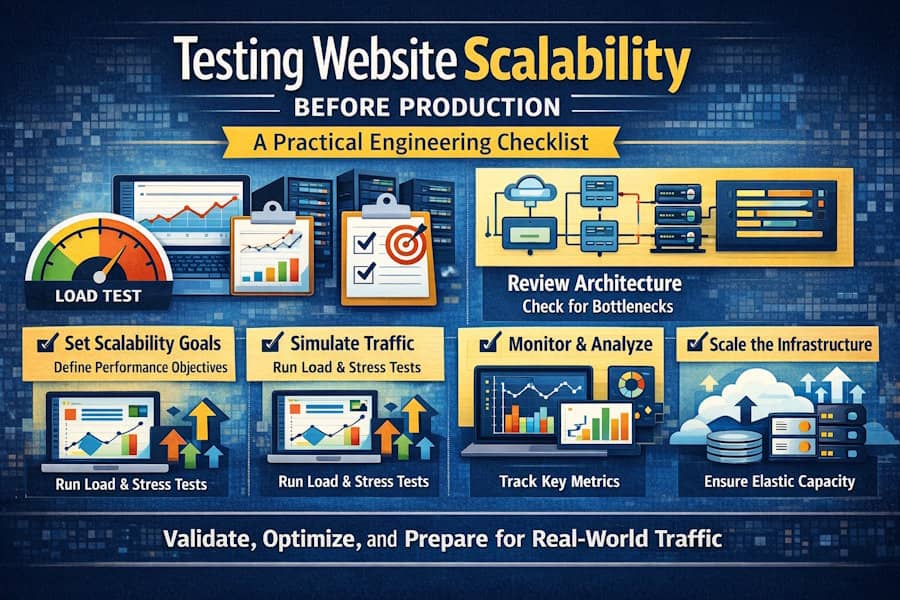 Testing Website Scalability Before Production: A Practical Engineering Checklist