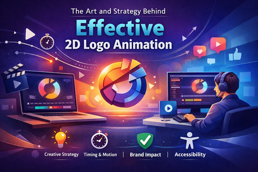 The Art and Strategy Behind Effective 2D Logo Animation