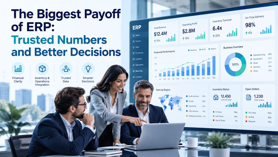 The Biggest Payoff of ERP: Trusted Numbers and Better Decisions