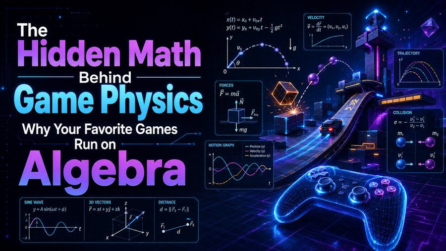 The Hidden Math Behind Game Physics: Why Your Favorite Games Run on Algebra