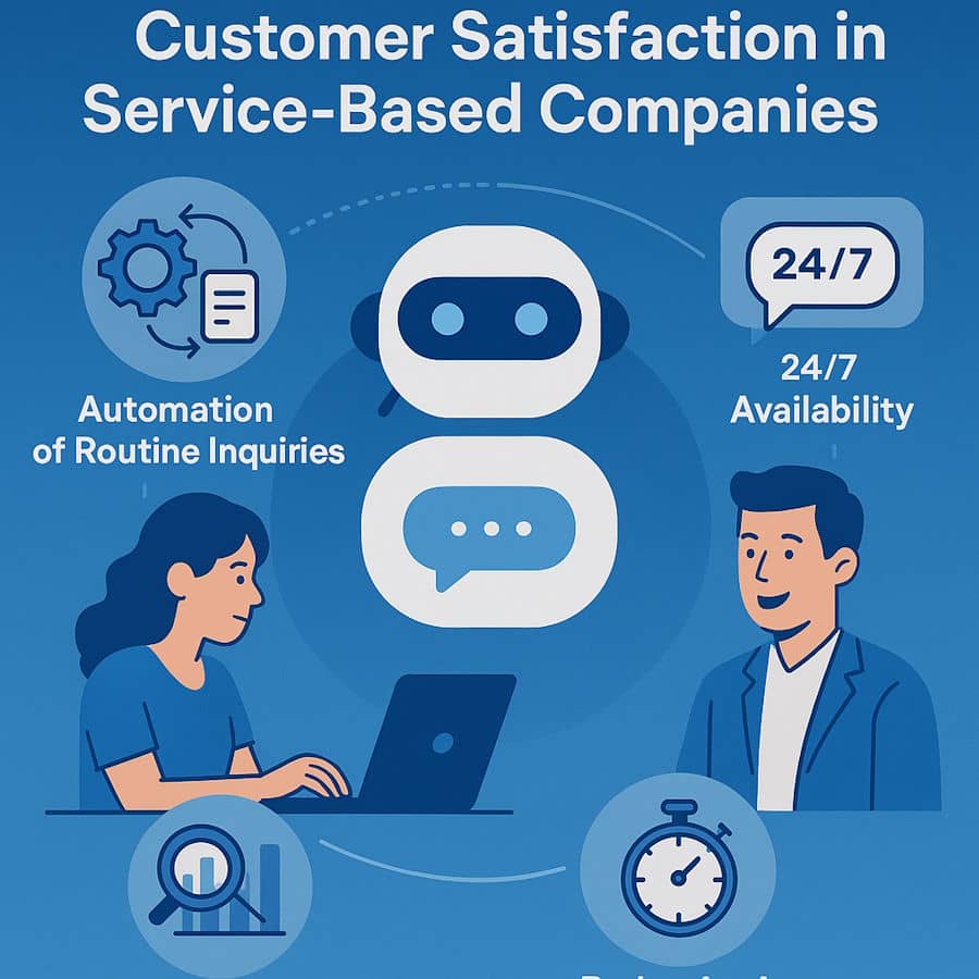 The Impact of AI Agents on Improving Customer Satisfaction in Service-Based Companies